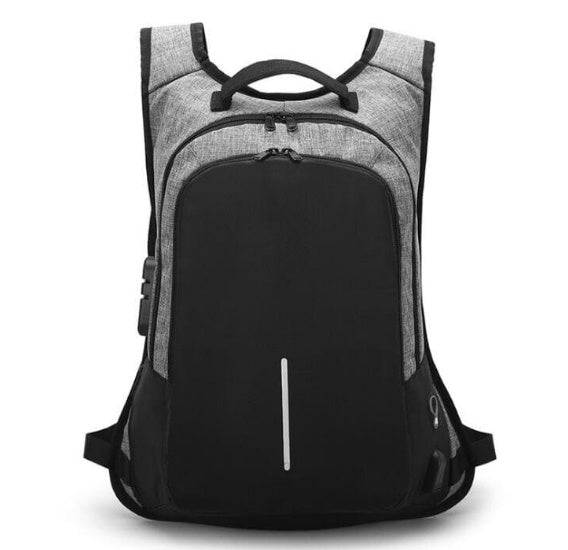 Men's Anti-Theft Laptop Backpack with USB Charging