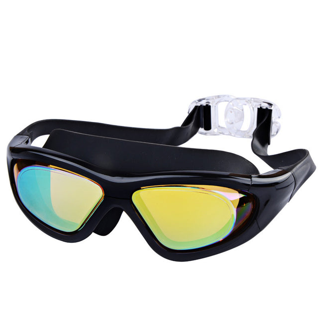 Large-Frame Waterproof & Anti-Fog Swimming Goggles