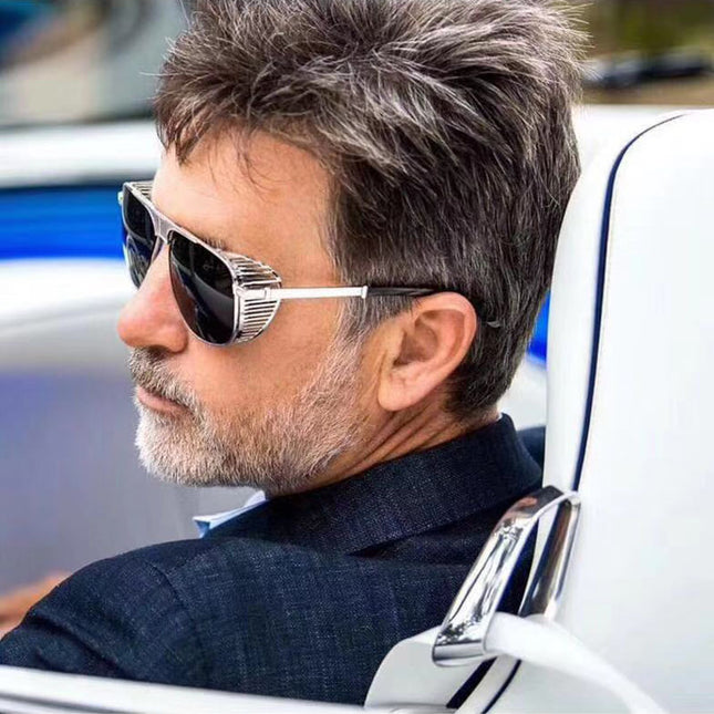 Unisex Fashion Hollow Frame UV400 Sunglasses