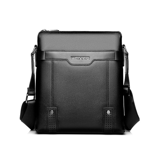 Men's Casual PU Leather Shoulder Messenger Bag