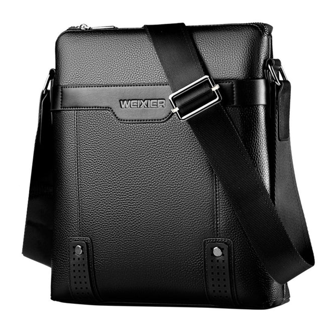 Men's Casual PU Leather Shoulder Messenger Bag