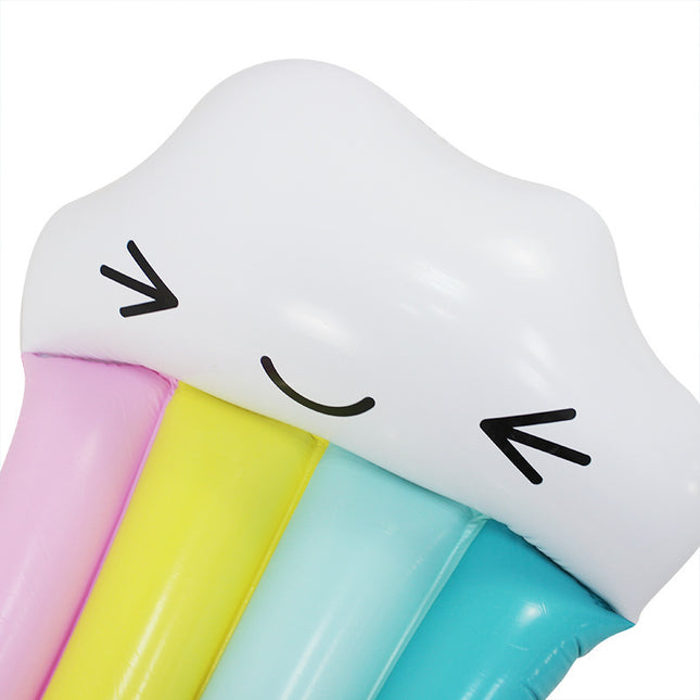 Rainbow Cloud Shape Kids Floating Bed
