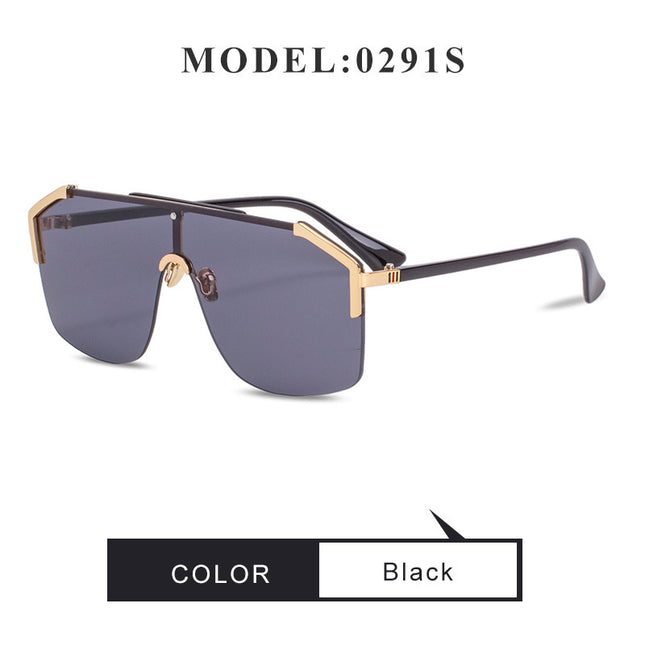 Women's Fashion Metal Frame Gradient Sunglasses