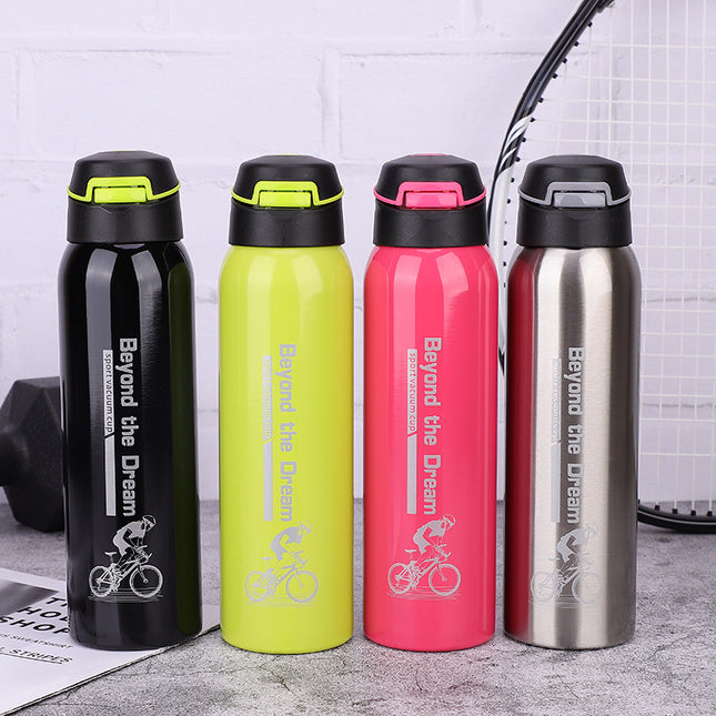 500ml Insulated Stainless Steel Bike Water Bottle