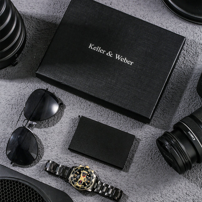 Men’s Quartz Watch and Sunglasses Gift Set