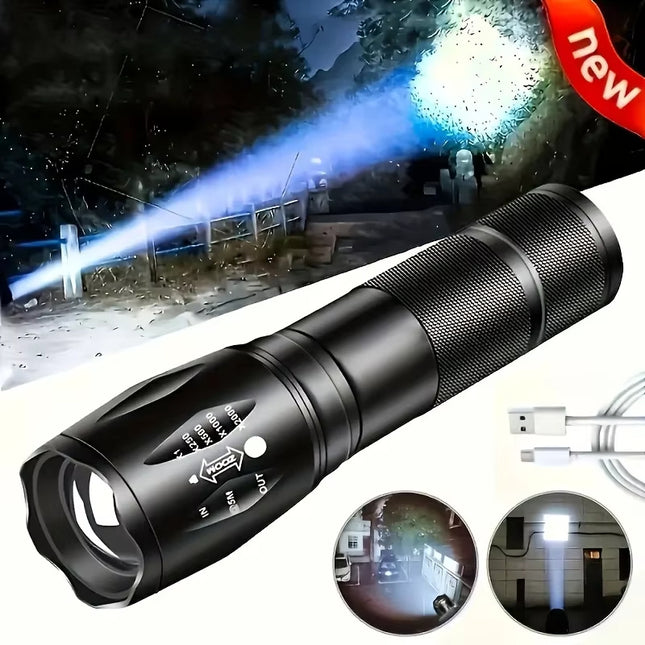 High-Power LED 5-Mode Tactical Flashlight