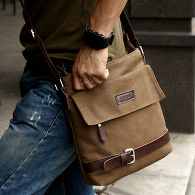 PU Leather Crossbody Men's Shoulder Bag