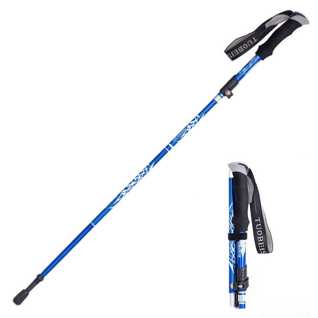 Ultralight Aluminum Alloy 5-Section Trekking Poles