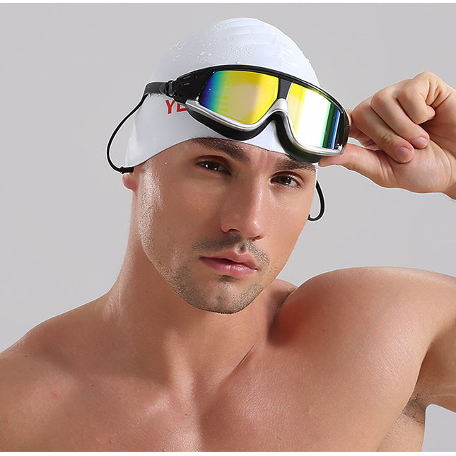 HD Waterproof Anti-Fog Swimming Goggles