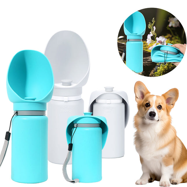 Silicone  Foldable Pet Water Bottle - 550ml
