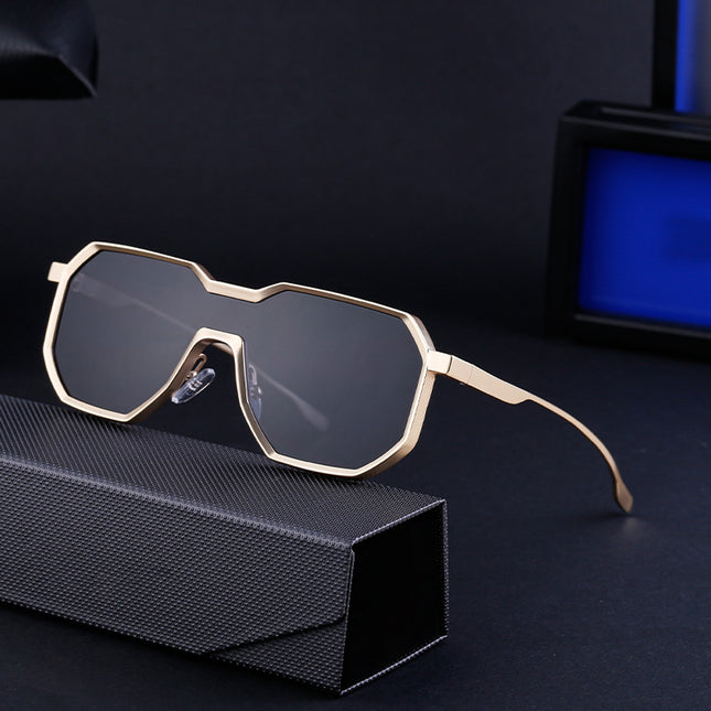 Men's Irregular Punk Style UV Sunglasses