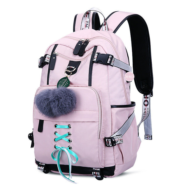 Women's USB Laptop Backpack – Waterproof Travel Bag