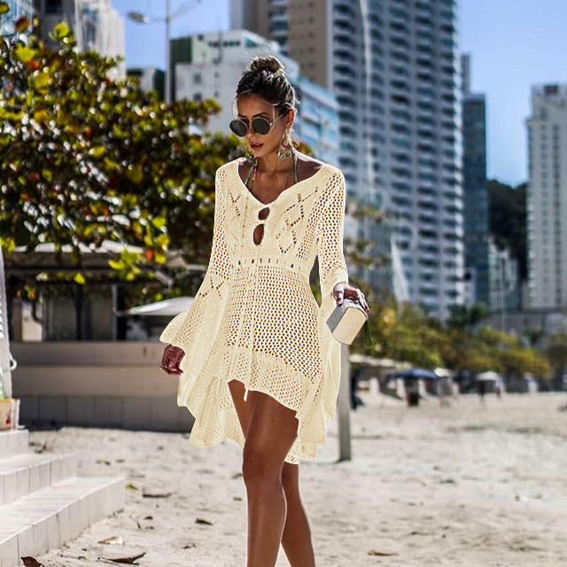 Women's Long Bikini Swimsuit Cover-Up Beach Dress
