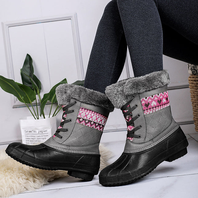 Winter High-Top Warm Hiking Shoes Women
