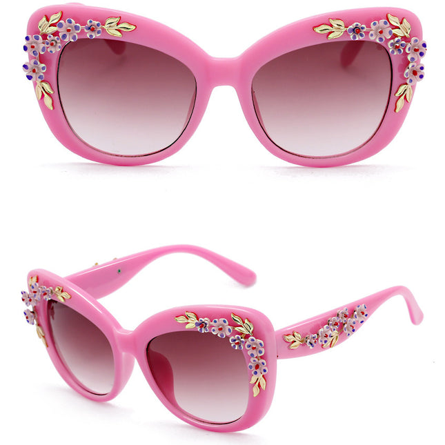Women's Floral Frame Exquisite Fashion Sunglasses