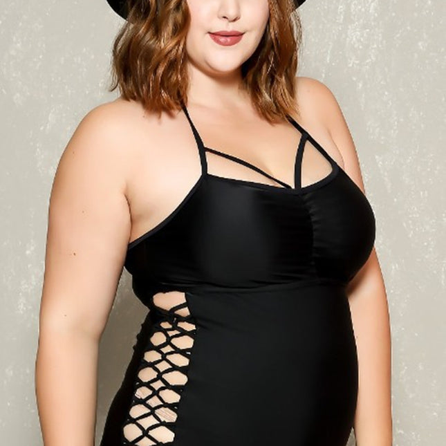 Supportive Plus Size One-Piece Swimsuit for Women