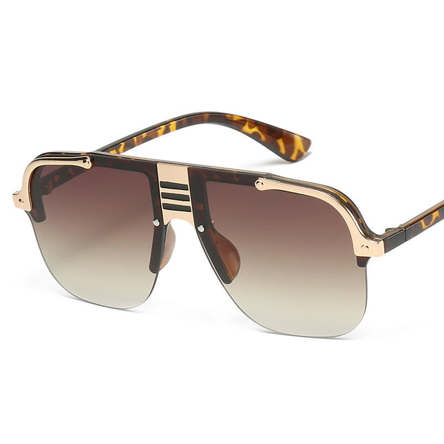 Trendy European-Style Gradient Lens Sunglasses