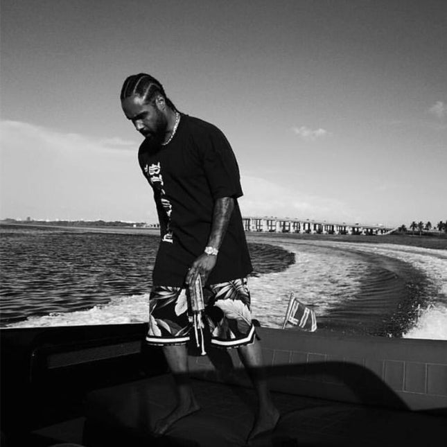 Hip Hop Man Bieber Hawaiian Style Beach Shorts