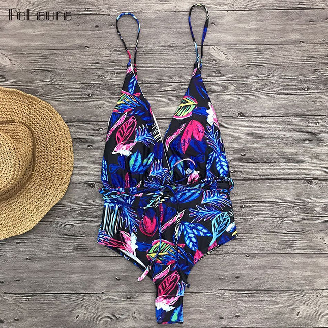 Women's One-Piece Monokini Beach Swimsuit