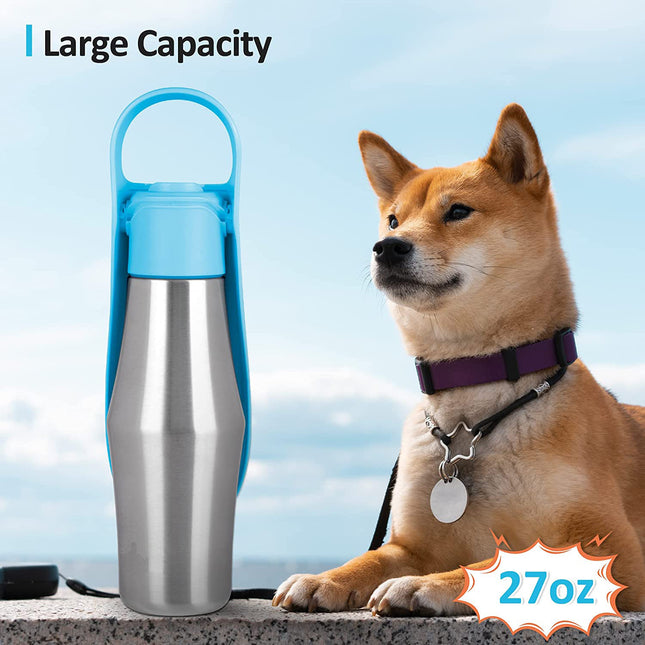 Leaf-Design Portable 750ml Pet Water Bottle