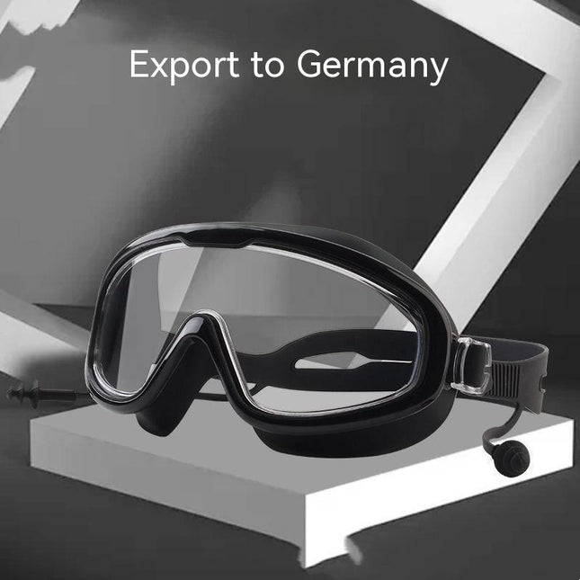 HD Large Frame Anti-Fog Swimming Goggles