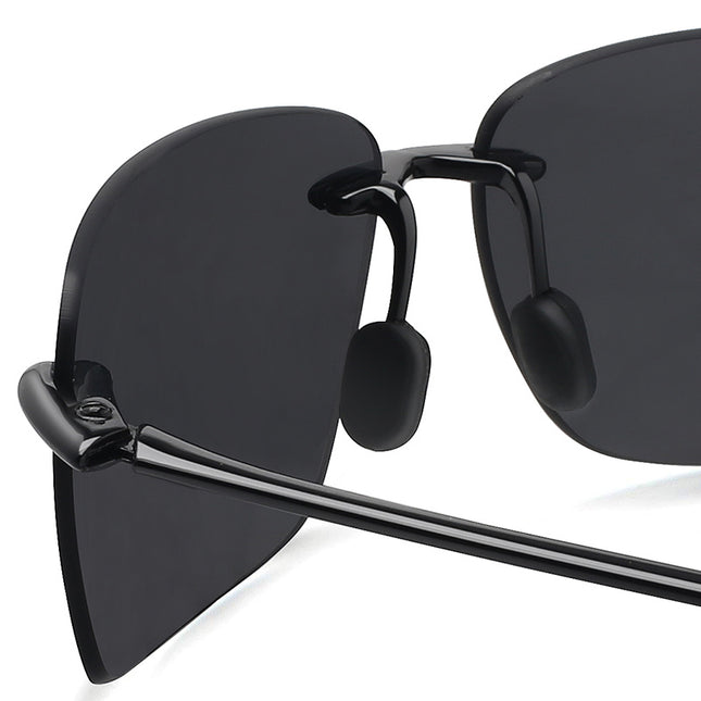 Lightweight Rimless TR90 Sunglasses for Men