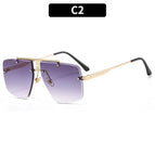 Gold frame double grey
