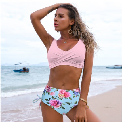 High Waist Twist Bikini Swimsuit for Women