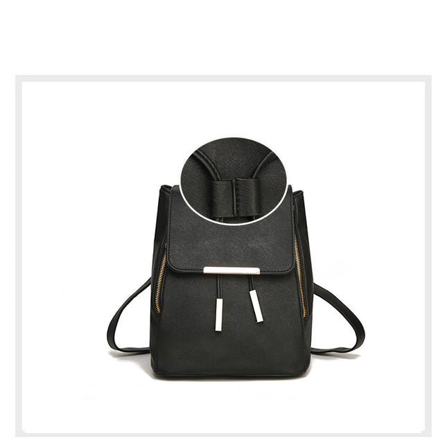 Women Backpack High Quality PU Leather Mochila Escolar School Bags For Teenagers Girls Top-handle Backpacks Herald Fashion