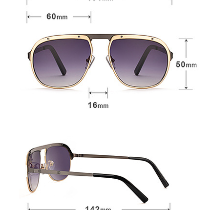 Men’s Full Frame Fashion Sunglasses