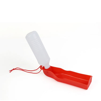 Portable Dog Water Feeder Bottle with Squeeze Bowl
