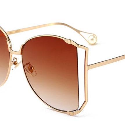Square Sunglasses Women Metal Frame Fashion