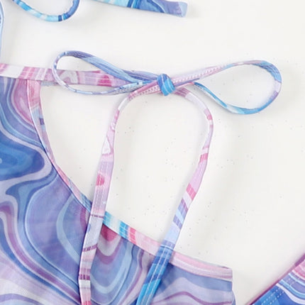 Women's 3-Piece Bikini Set with Beach Skirt