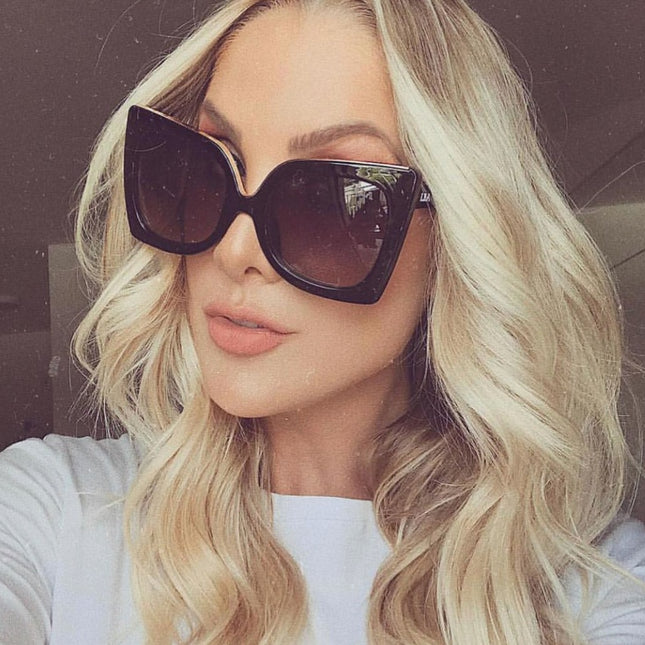Women's Vintage Cat Eye Sunglasses Women Gradient Lens Sunglasses Glasses