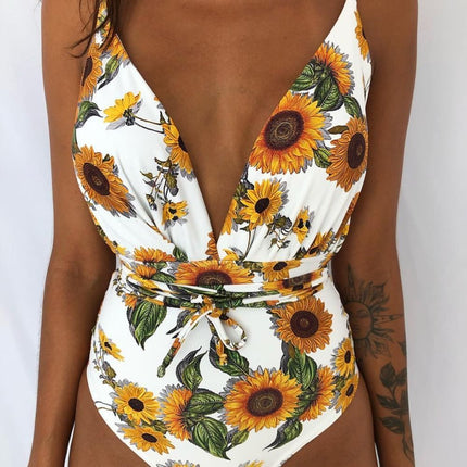 Women's One-Piece Monokini Beach Swimsuit