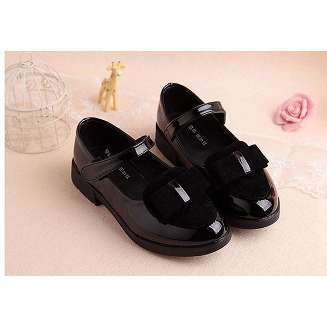 Girls Leather Princess School Sneakers Shoes
