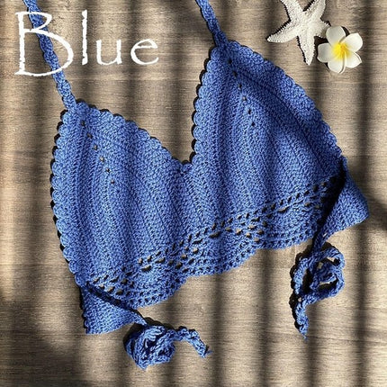 New Bikini Top Handmade Crochet Women Boho Beach Brale