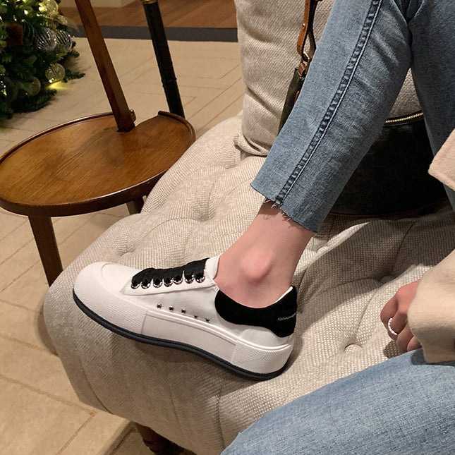 Casual Shoes All-Match White Shoes Women Canvas Shoes