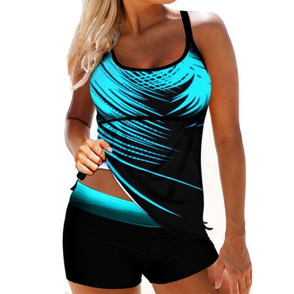 Sexy Women's Printed Tankini Swimsuit Set