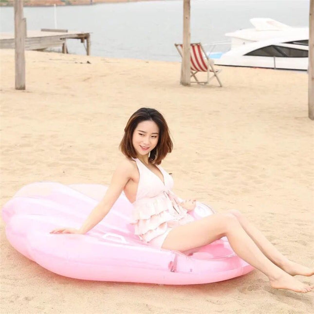 Giant Inflatable Shell Floating Row Recliner