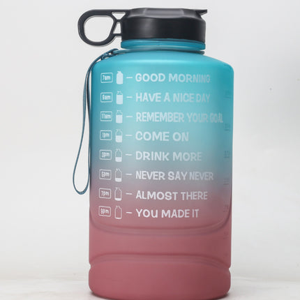 Creative Gradient 2.2L Large Capacity Sports Bottle Plastic Outdoor Gym Big Water Cup