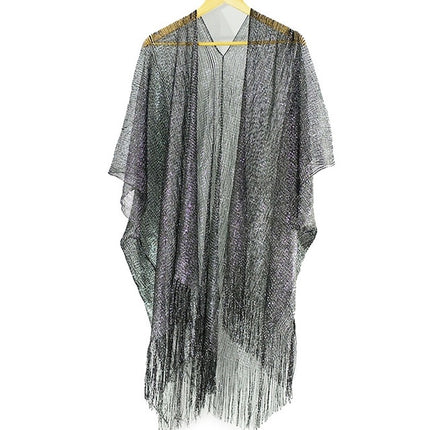 Women's Tassel Sheer Bikini Cover-Up Beach Dress
