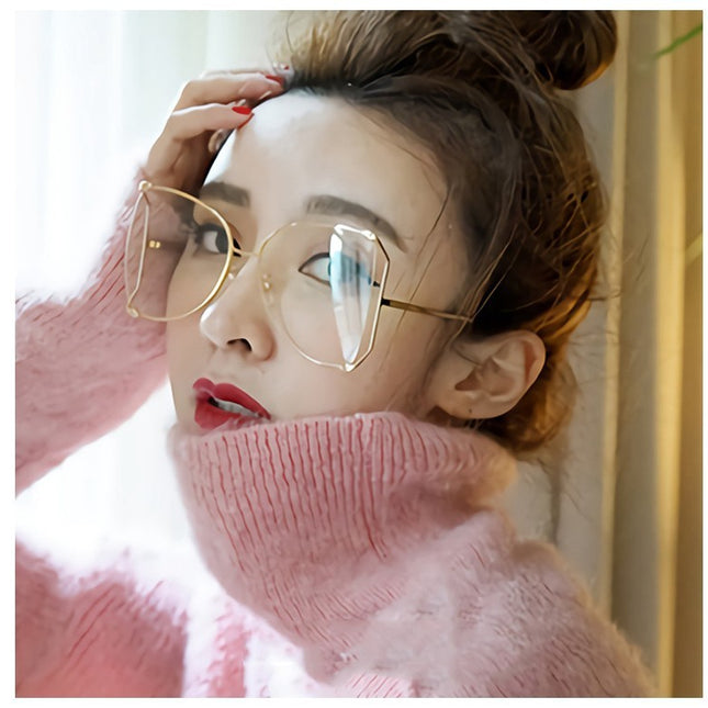 Square Sunglasses Women Metal Frame Fashion