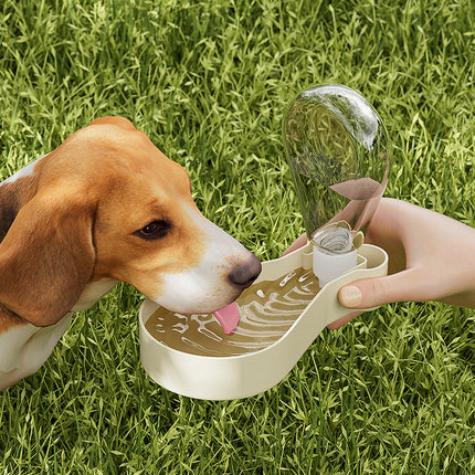 2-in-1 Portable Pet Water Feeder & Food Container