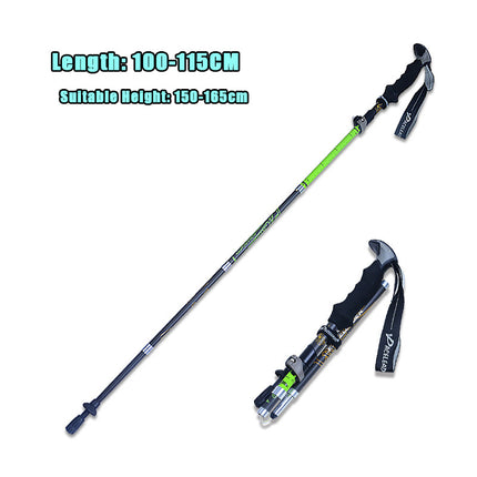 Outdoor Carbon Folding Trekking Poles