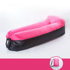 With pillow black red