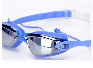 HD Plating Silicone Anti-Fog Swimming Goggles