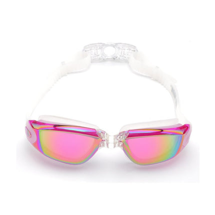 HD Plating Silicone Anti-Fog Swimming Goggles