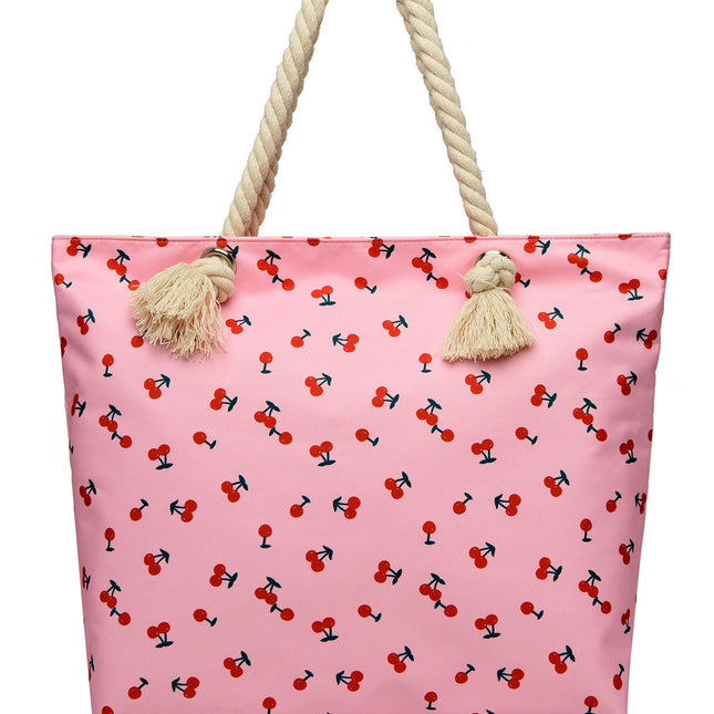 Printed Waterproof Beach Tote Bag for Women