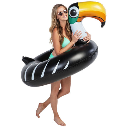 Gasbill Swimming Ring Large PVC Thickening Black